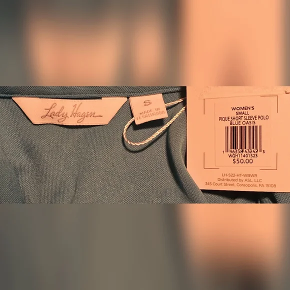 Lady Hagen Size Small Polo Shirt - Picture 3 of 4